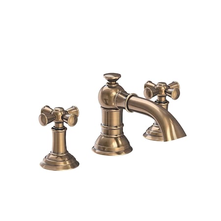 Newport Brass Widespread Lavatory Faucet in Antique Brass 2420-06